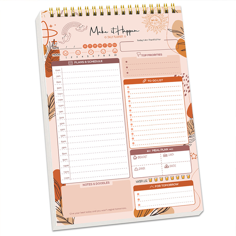 Planner Agenda Spiral A5 Noteb - Office Stationery Supply List recension och pris