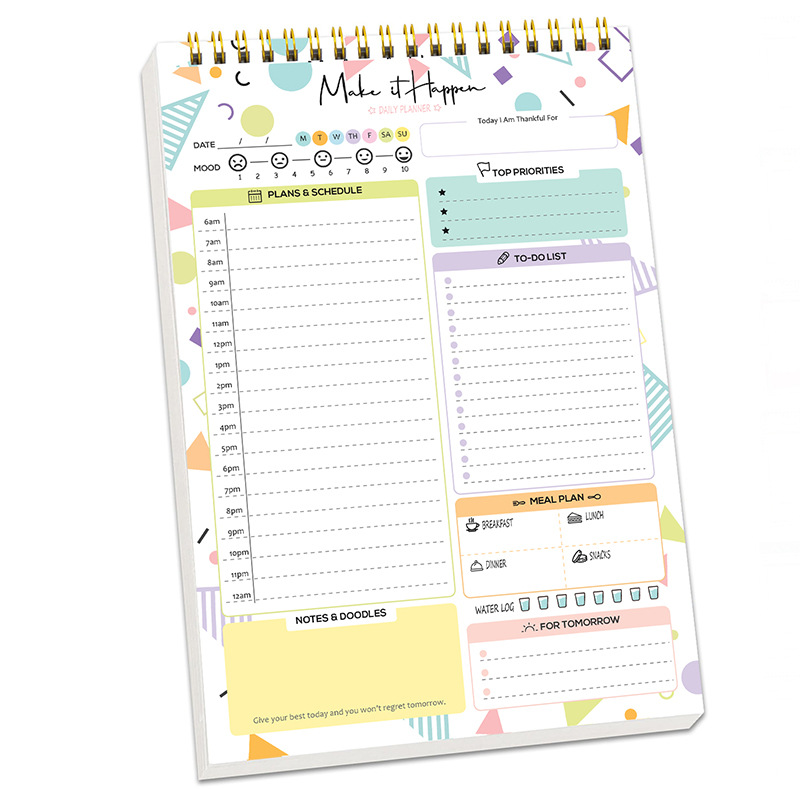 Planner Agenda Spiral A5 Noteb - Office Stationery Supply List recension och pris