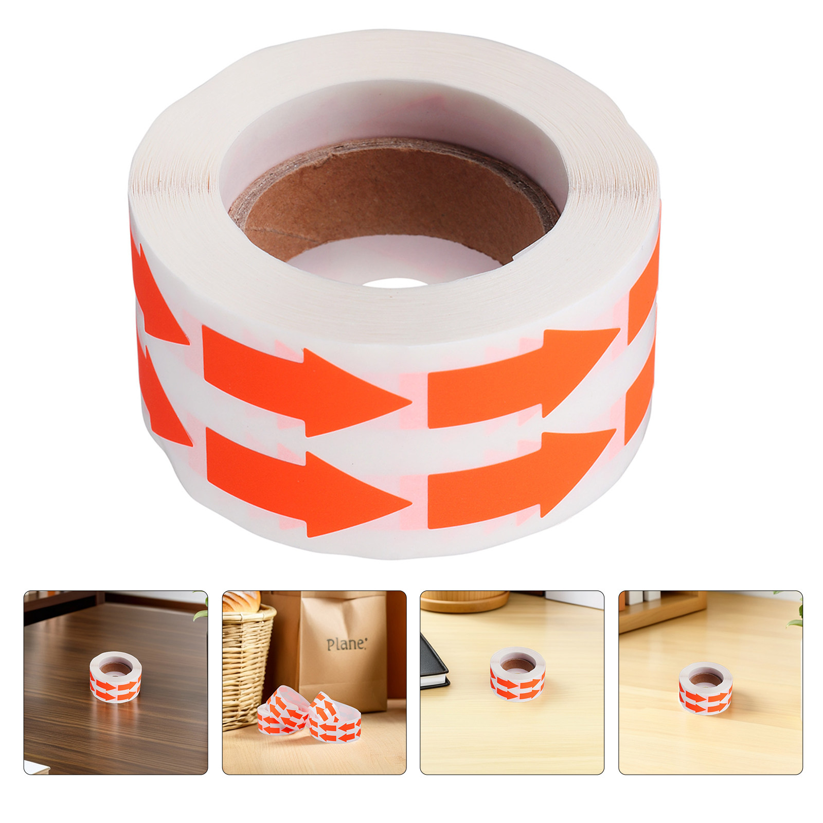 2 Rolls Fluorescent Arrow Stic - Sticker Label Roll recension och pris