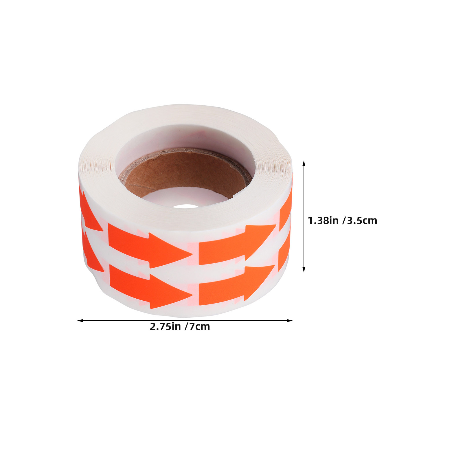 2 Rolls Fluorescent Arrow Stic - Sticker Label Roll recension och pris
