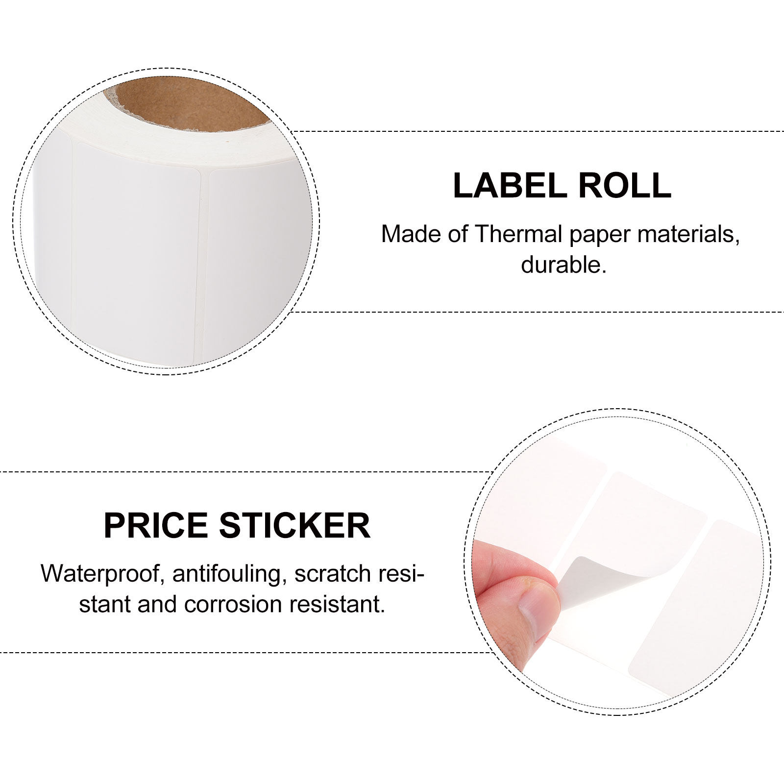 1 Roll Thermal Labels Perfect  - Sticker Label Roll recension och pris