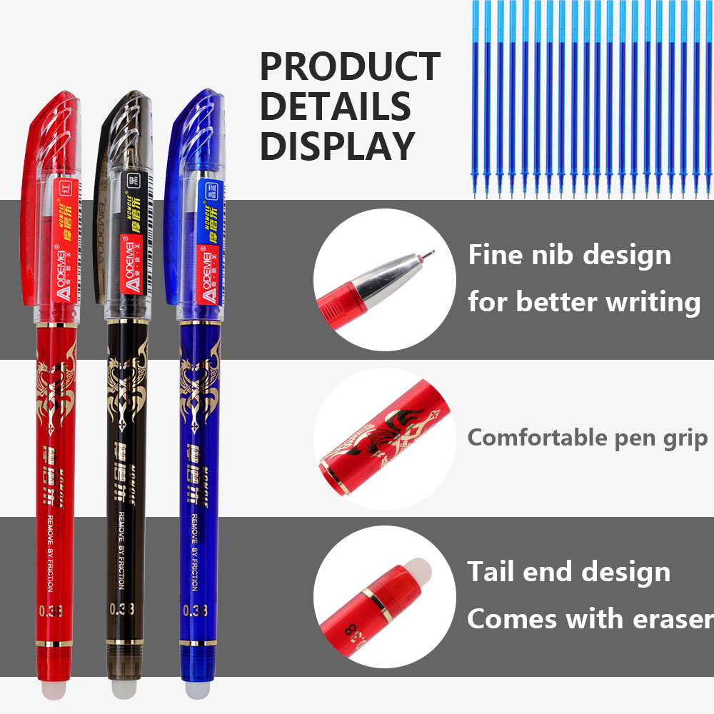 12pcs/set Creative Erasable Ge - Gel Ink Pen Set recension och pris