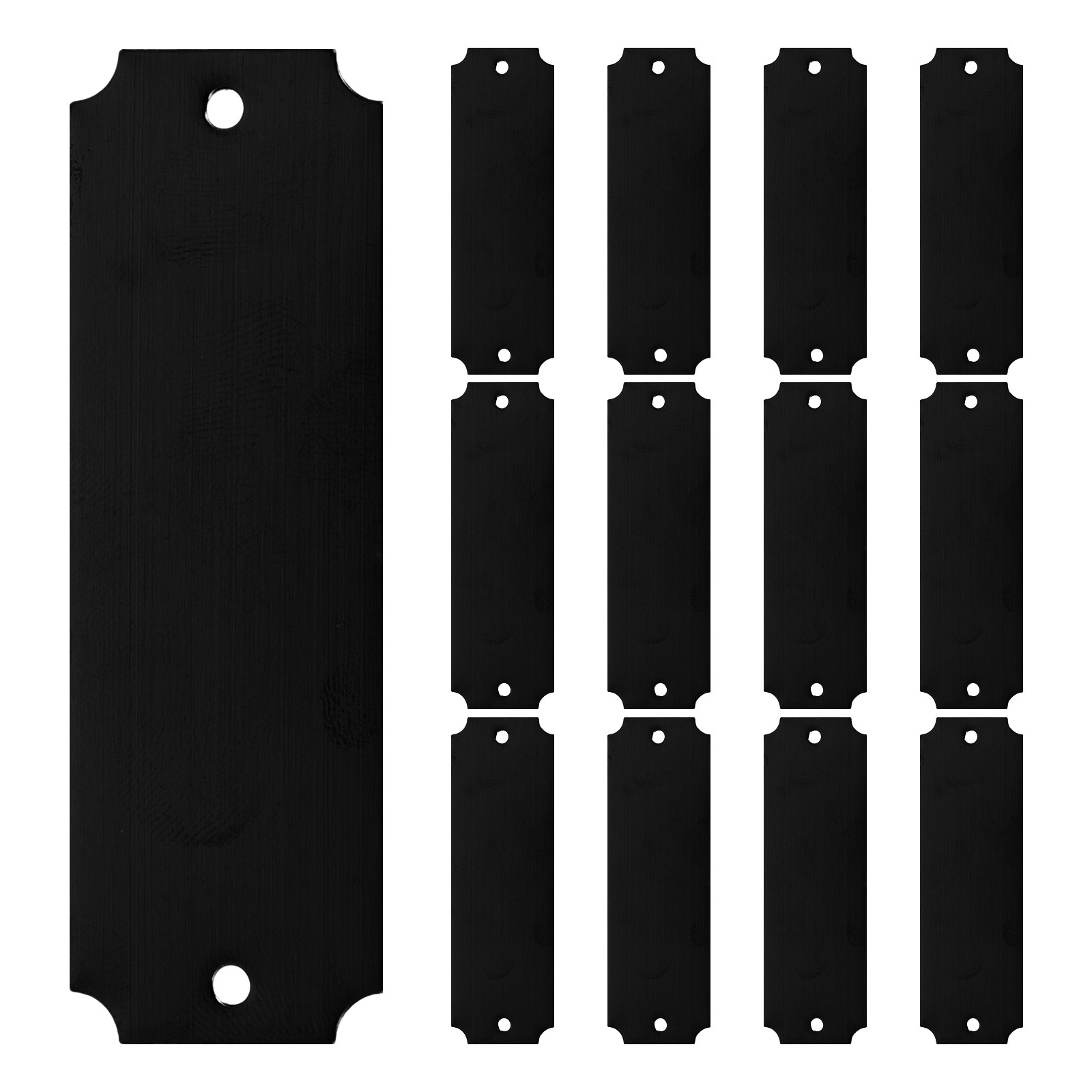 12pcs Engraving Blank Tags Sta - Desk Name Plate recension och pris