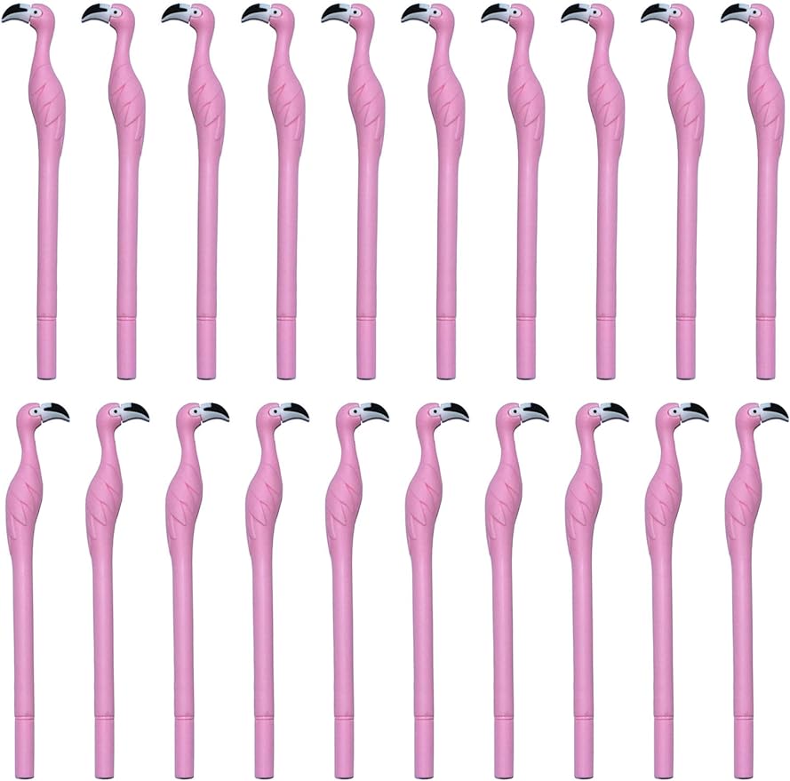 Cute Pink Flamingo Gel Pens Se - Gel Ink Pen Set recension och pris