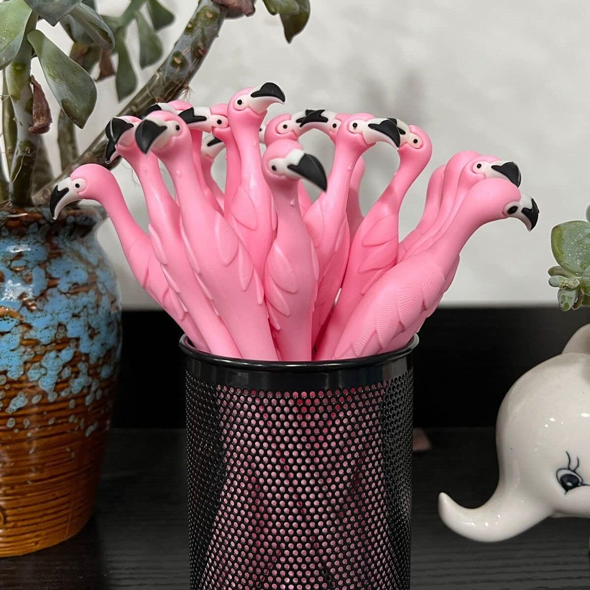 Cute Pink Flamingo Gel Pens Se - Gel Ink Pen Set recension och pris