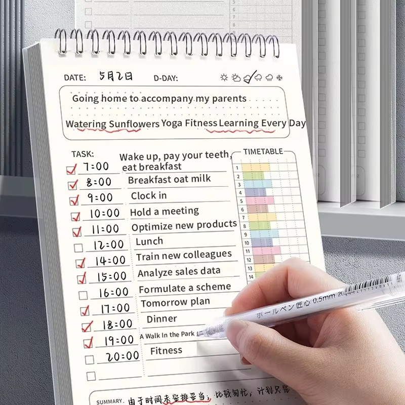 1pc Planner Agenda Spiral A5 N - Office Stationery Supply List recension och pris