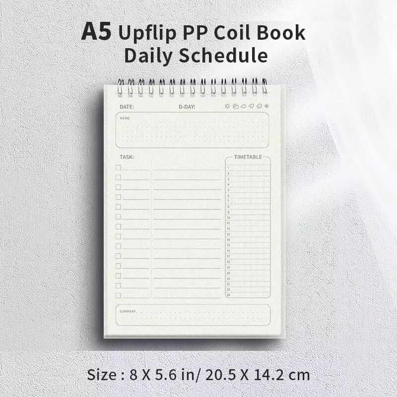 1pc Planner Agenda Spiral A5 N - Office Stationery Supply List recension och pris