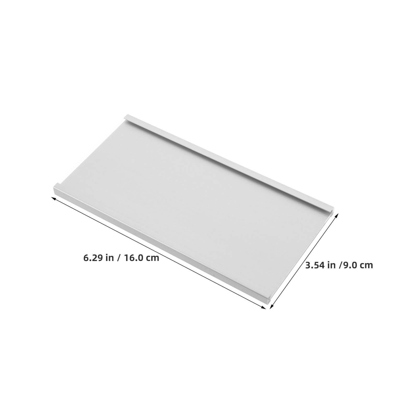 Sleek Aluminum Name Plate Hold - Desk Name Plate recension och pris