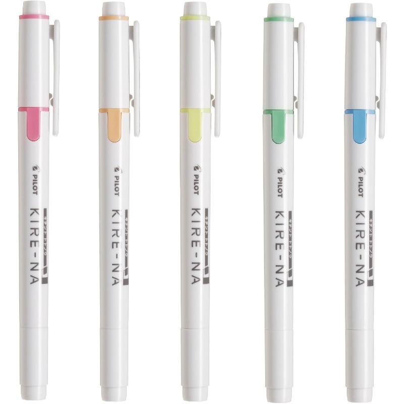 PILOT KIRE-NA Highlighter Pen  - Highlighter Set Pastel recension och pris