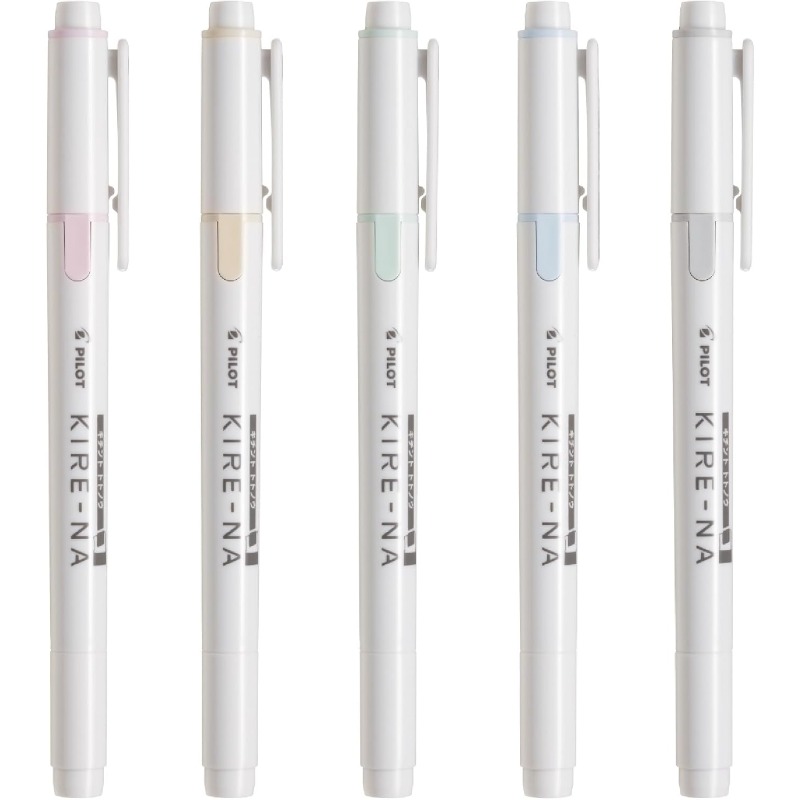 PILOT KIRE-NA Highlighter Pen  - Highlighter Set Pastel recension och pris