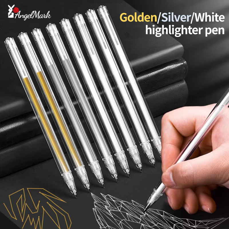 White Gold Silver Classic High - Gel Ink Pen Set recension och pris