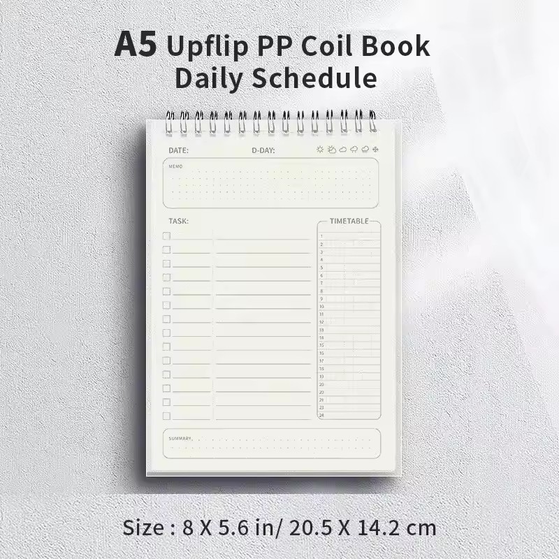 1pc Planner Agenda Spiral A5 N - Office Stationery Supply List recension och pris