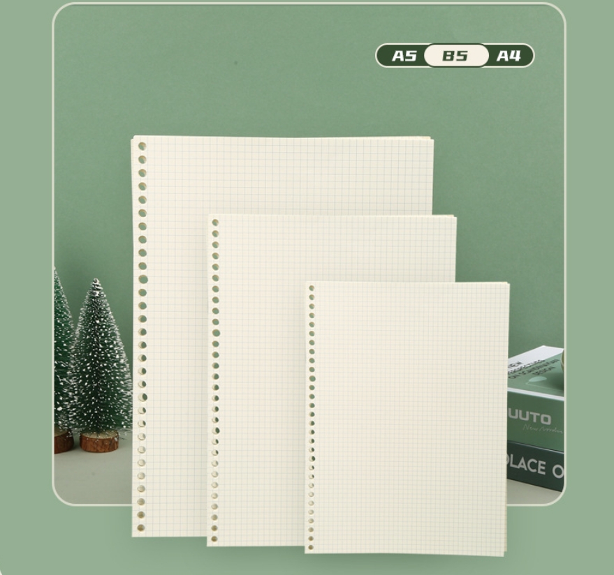 A5 B5 Line Grid 20Holes Loose- - Notebook Dotted A5 recension och pris
