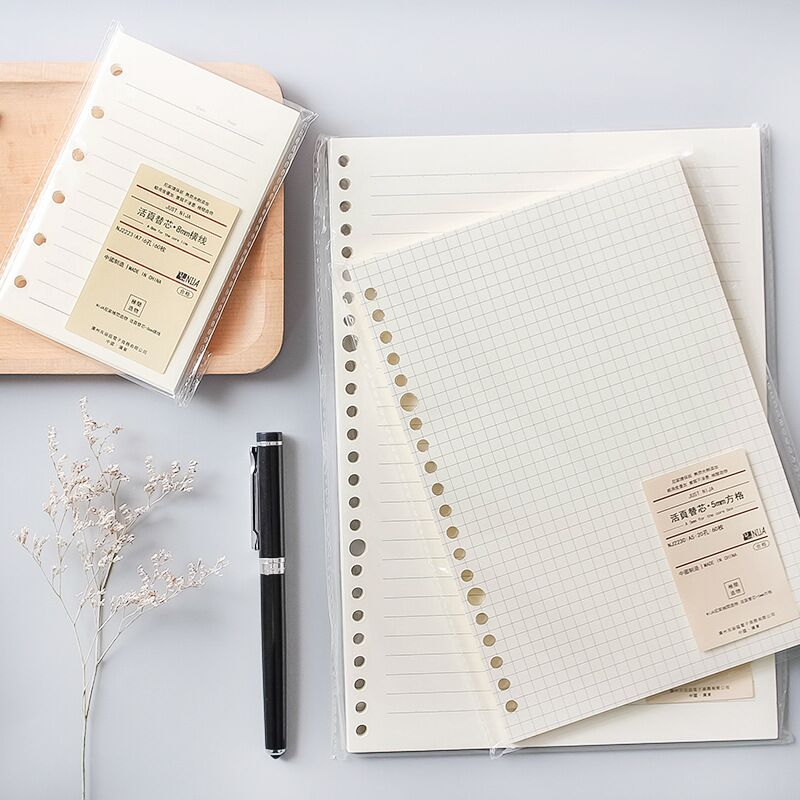 A5 B5 Line Grid 20Holes Loose- - Notebook Dotted A5 recension och pris