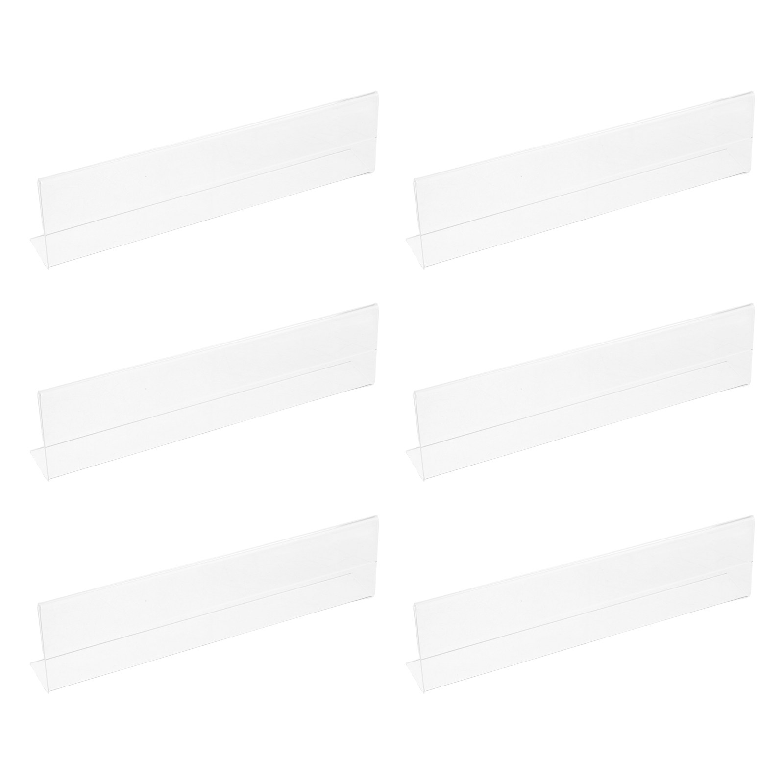 6Pcs Acrylic Name Plate Holder - Desk Name Plate recension och pris