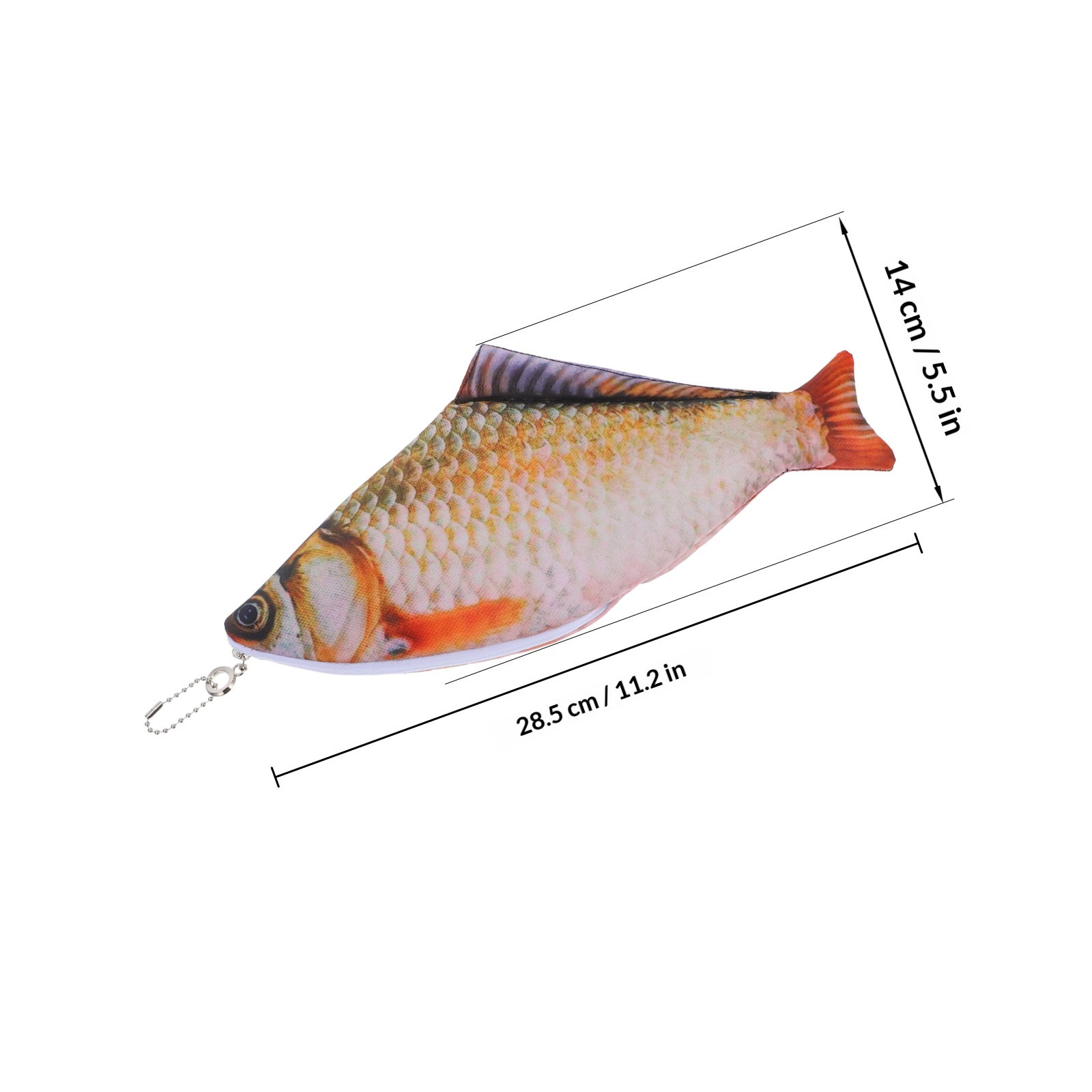 Fish Shaped Pencil Pouch Creat - Ideal Stationery & Office Supply recension och pris