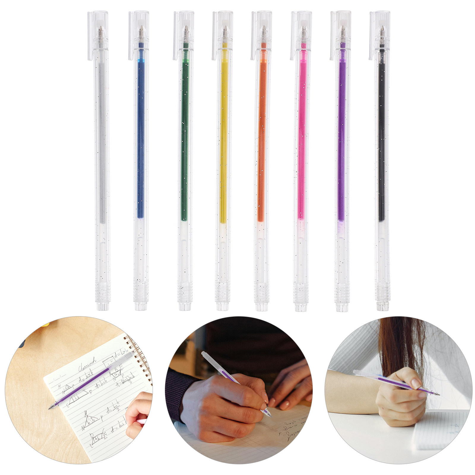 8Pcs Glitter Pens Set Handcraf - Gel Ink Pen Set recension och pris