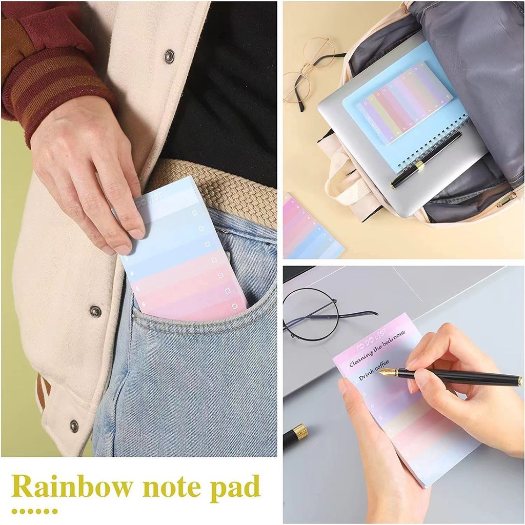 50 Pages Colorful Gradient Sti - Office Stationery Supply List recension och pris