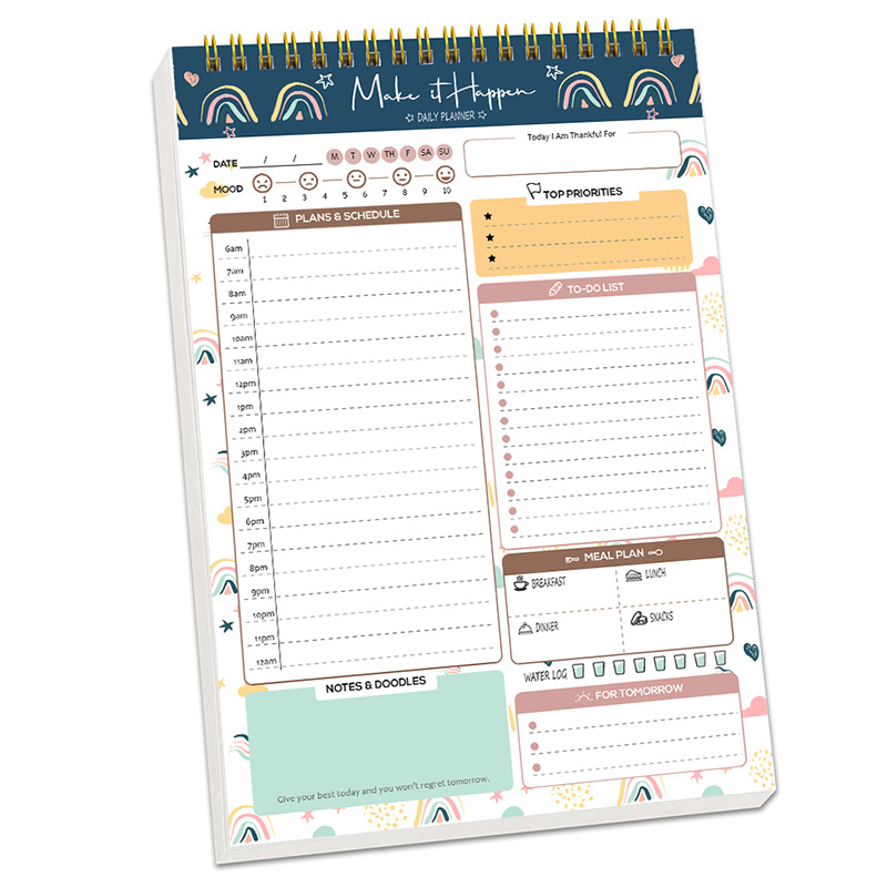 Planner Agenda Spiral A5 Noteb - Office Stationery Supply List recension och pris
