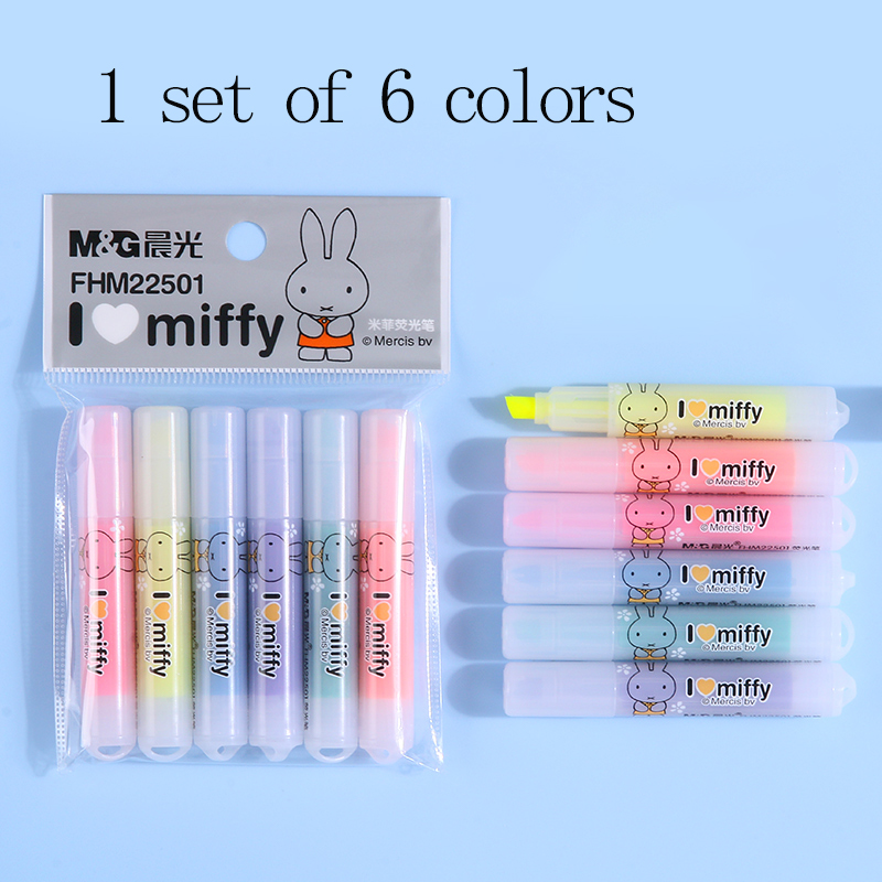 M&G Highlighter Marker Angled  - Highlighter Set Pastel recension och pris