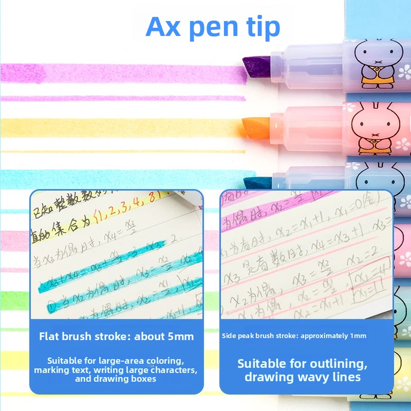 M&G Highlighter Marker Angled  - Highlighter Set Pastel recension och pris