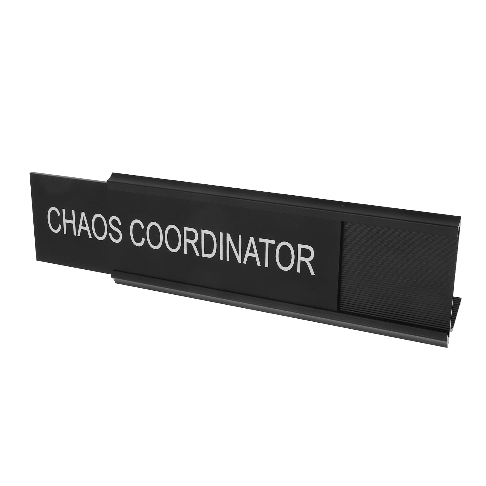 L-Shaped Aluminum Alloy Desk P - Desk Name Plate recension och pris