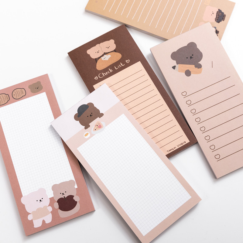 Kawaii Cute Korean Cookie Bear - Office Stationery Supply List recension och pris