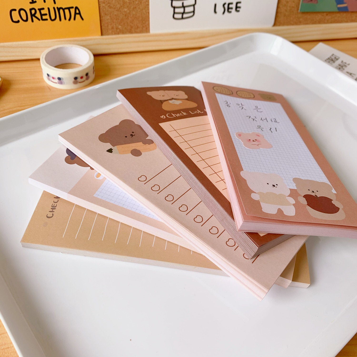 Kawaii Cute Korean Cookie Bear - Office Stationery Supply List recension och pris