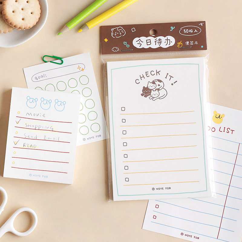 100sheets/50sheets Cute Plan S - Office Stationery Supply List recension och pris