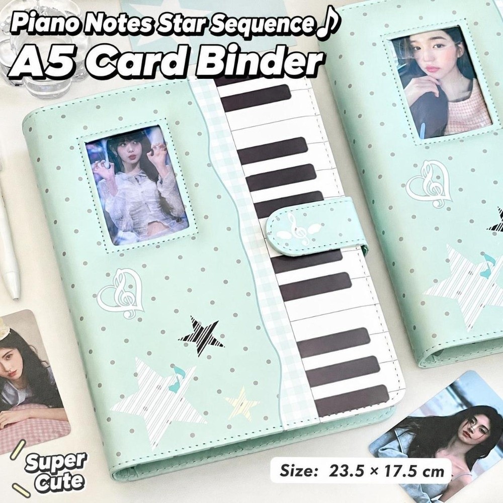 Cute Polka Dot Piano Binder No - Notebook Dotted A5 recension och pris