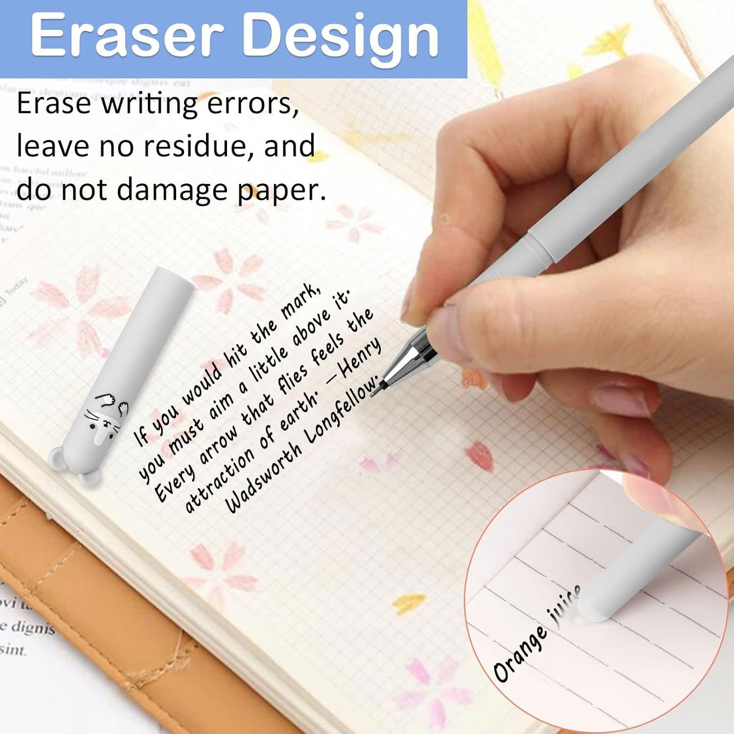 4pcs/Set Kawaii Pig Bear Cat E - Gel Ink Pen Set recension och pris